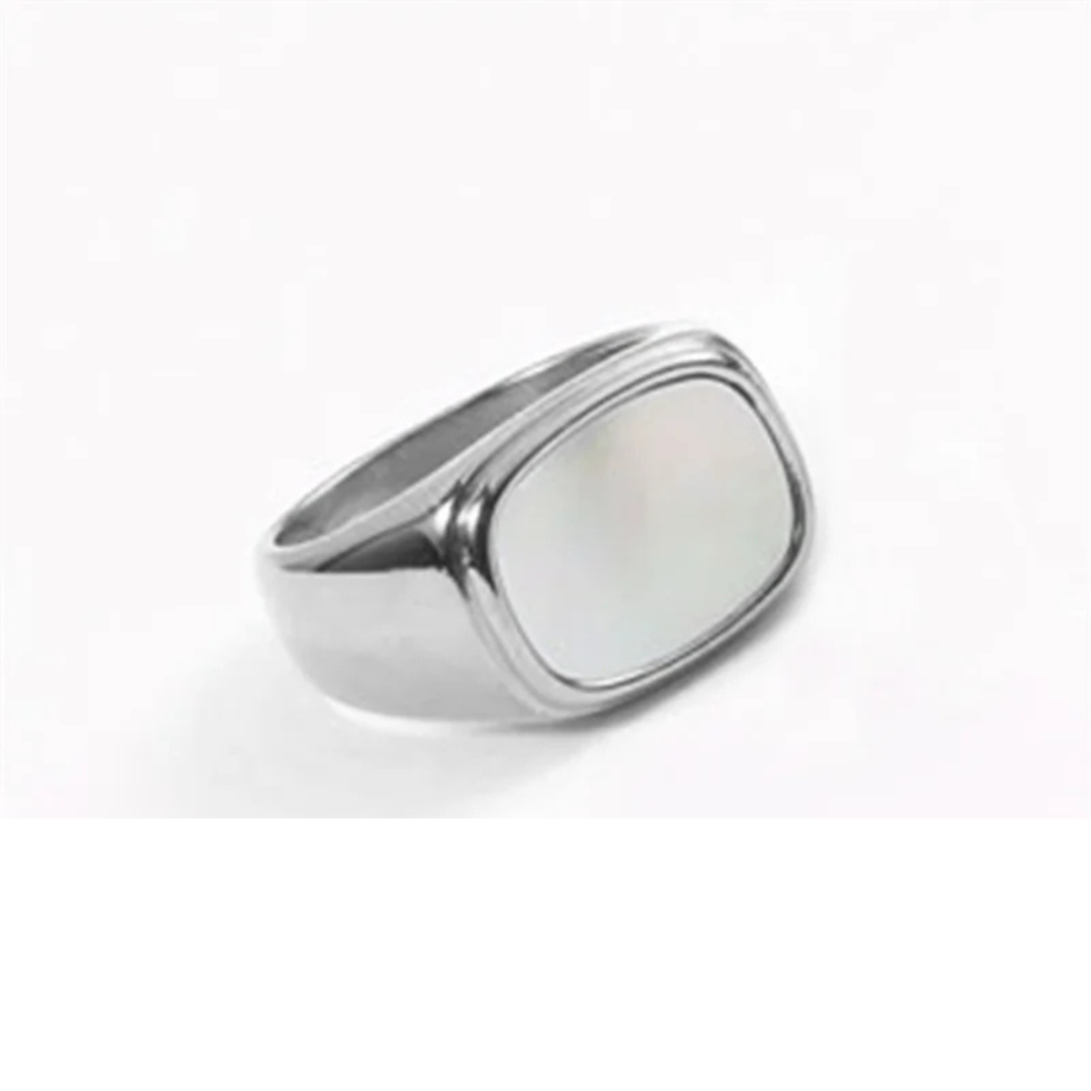 Shell Ring - Or Blanc