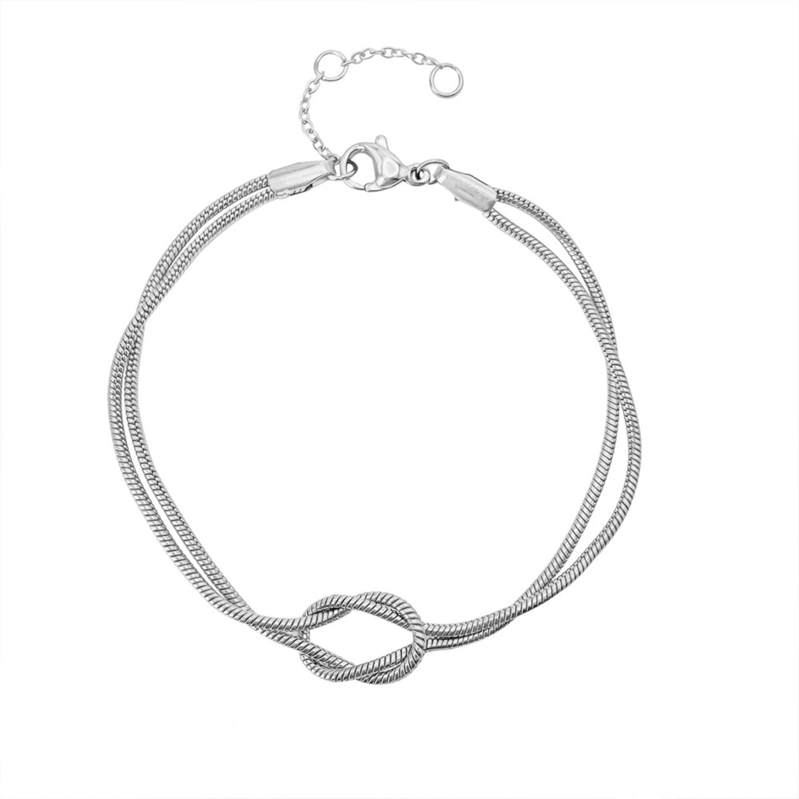 Couple's Bracelet - Or Blanc