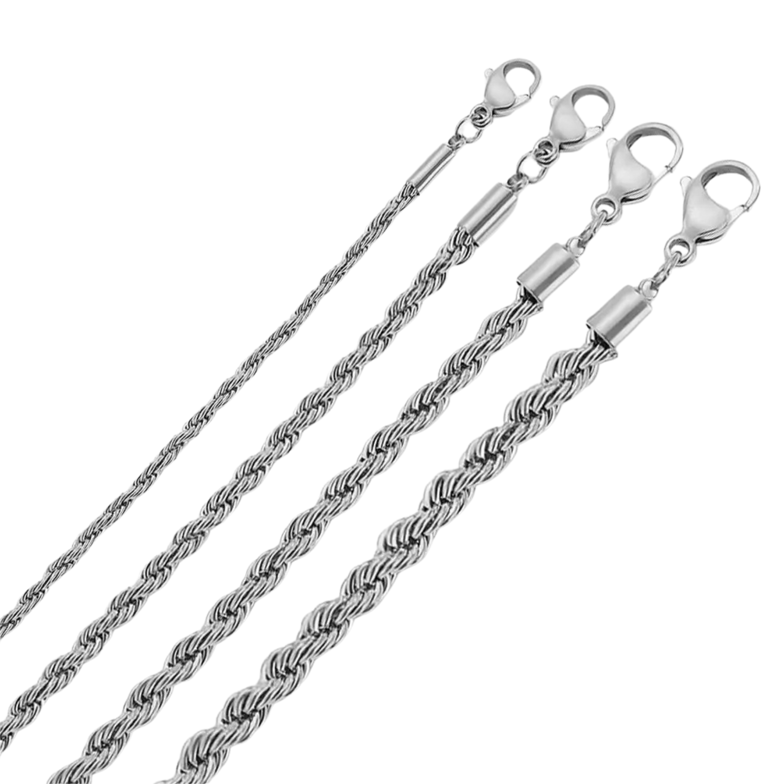 Corde Bracelet - Or Blanc