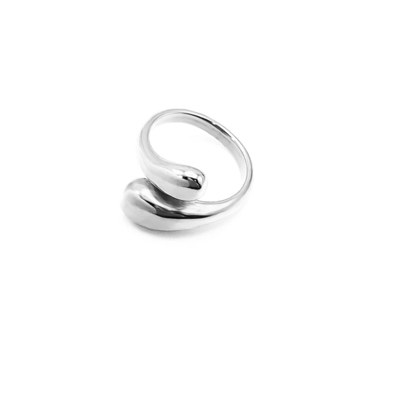 Double Ring - Or Blanc