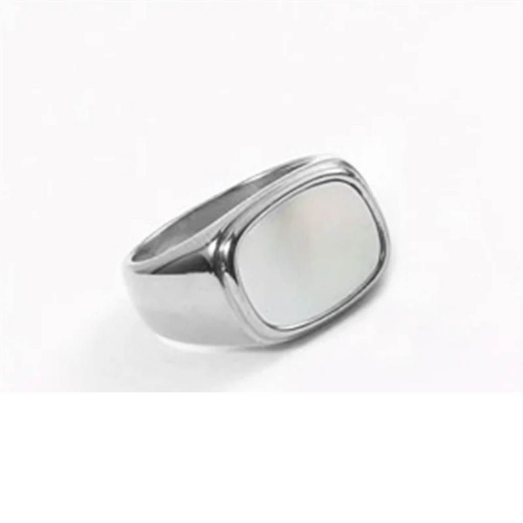 Shell Ring - Or Blanc
