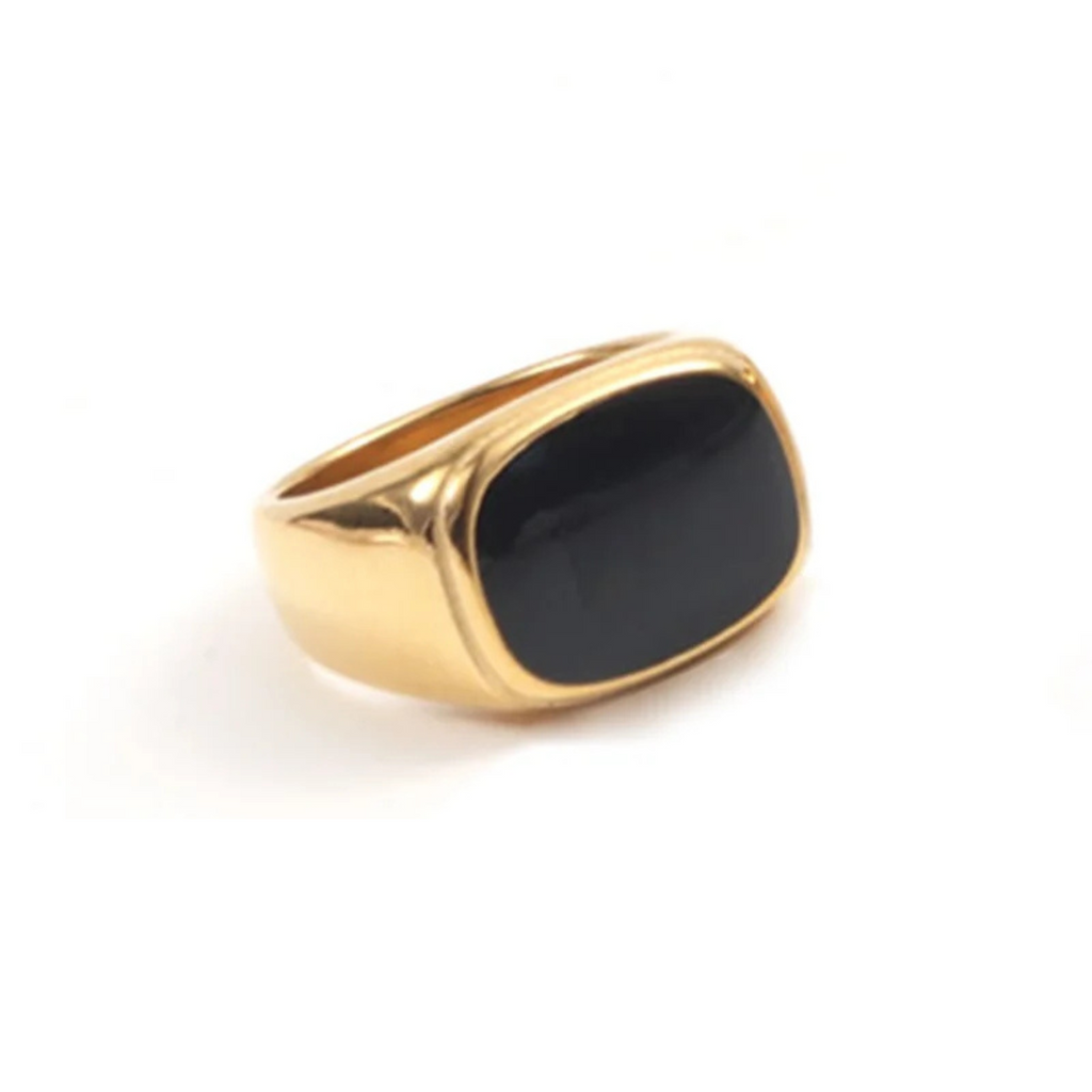 Black S Ring - Or