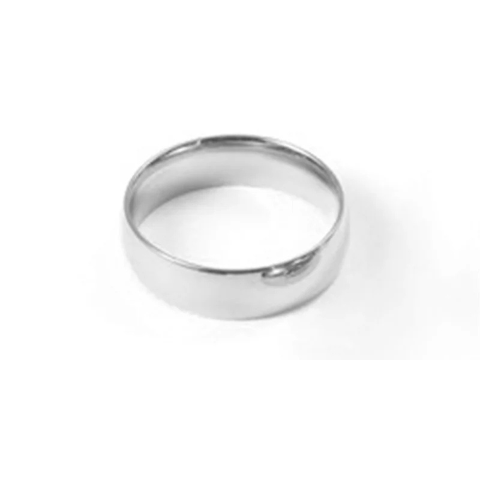 Classic Ring large - Or Blanc
