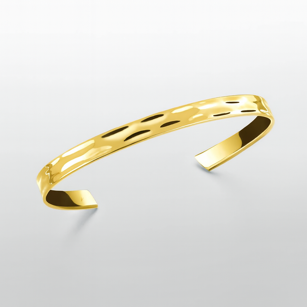 C Shape Bangle - Or