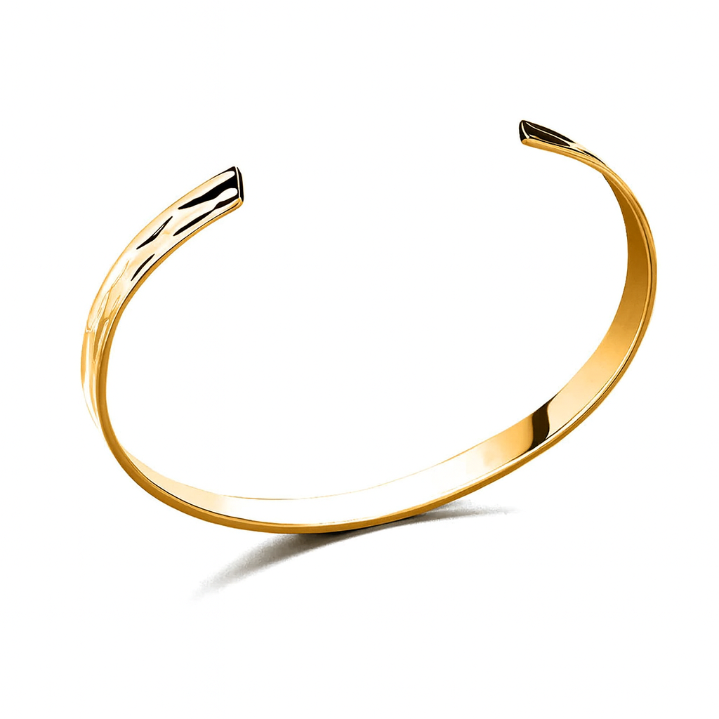 C Shape Bangle - Or