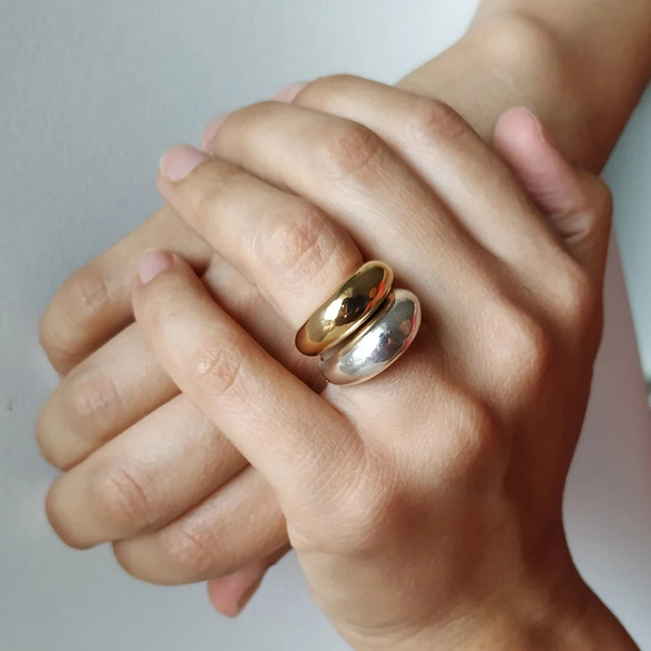 Simple Ring - Or Blanc