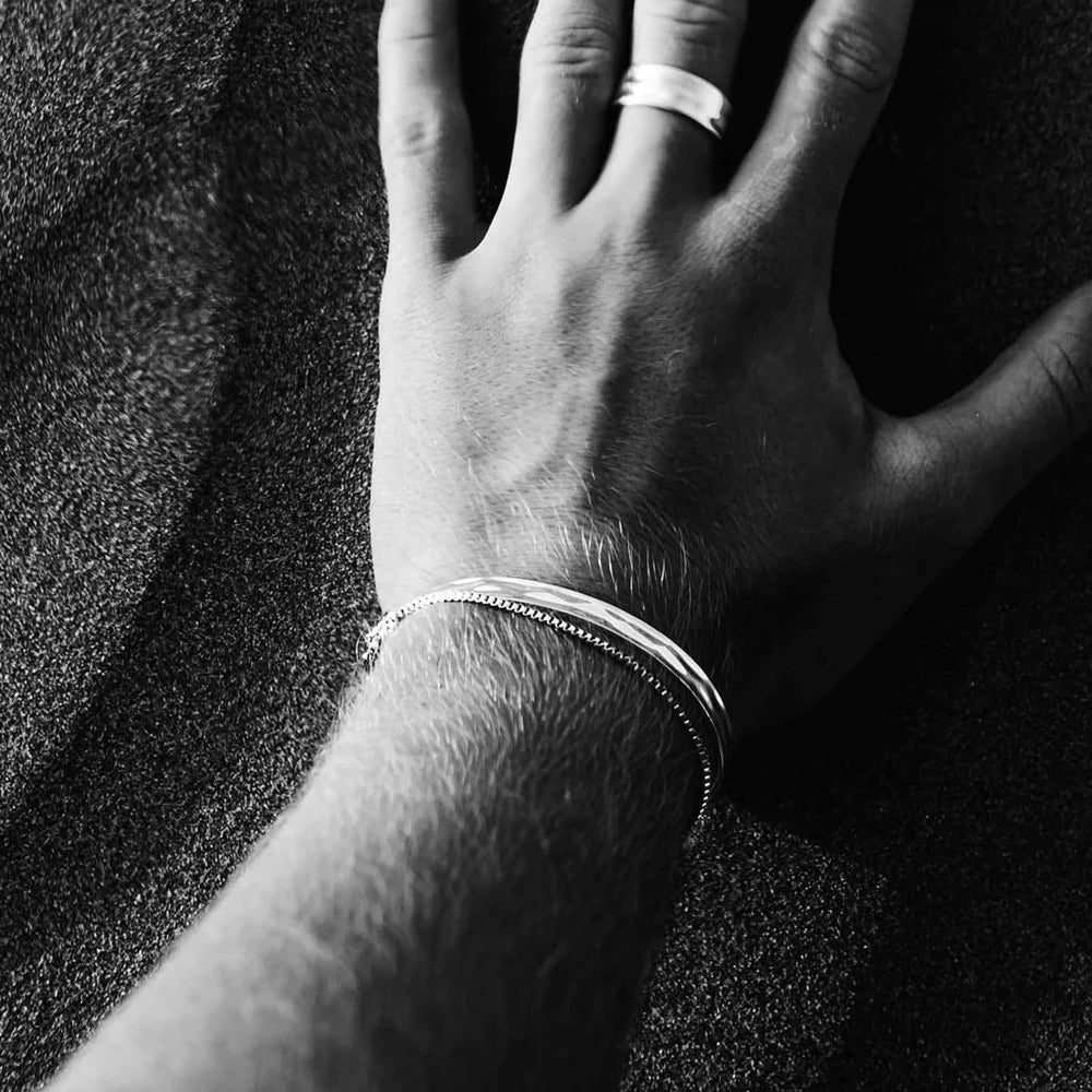 C Shape Bangle - Or