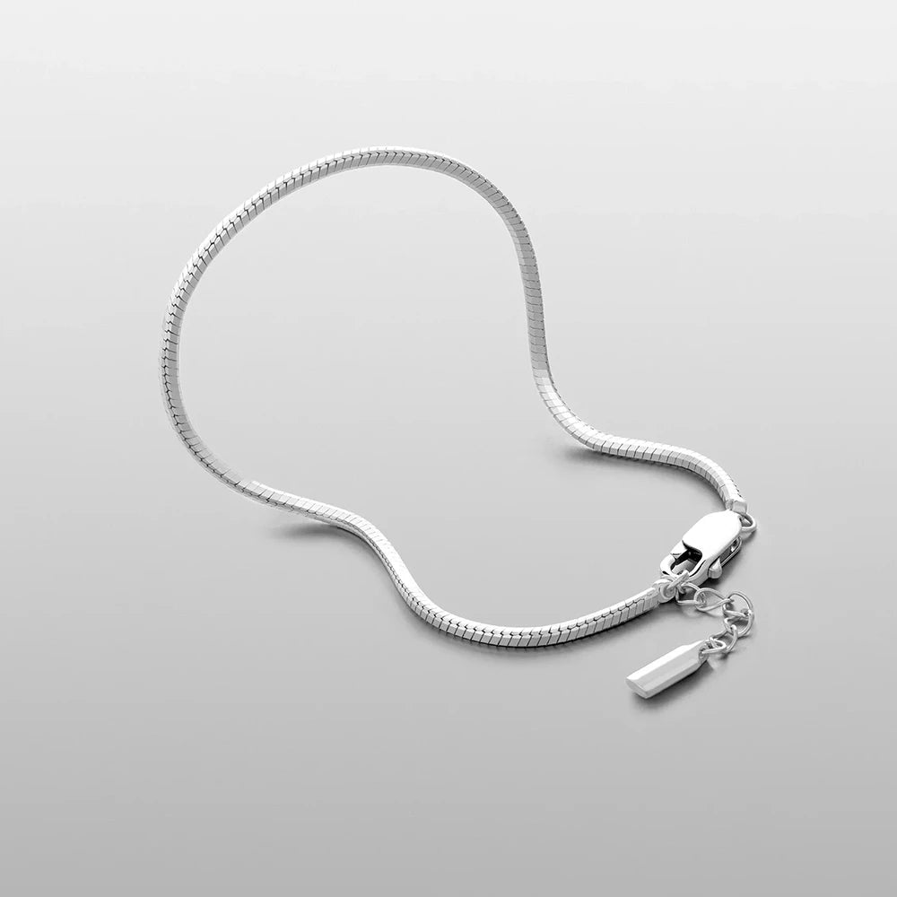Serpent Bracelet - Or Blanc