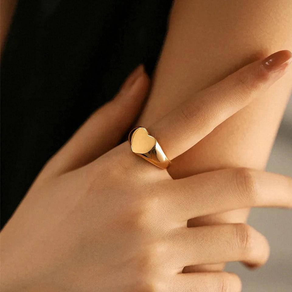Heart Ring - Or