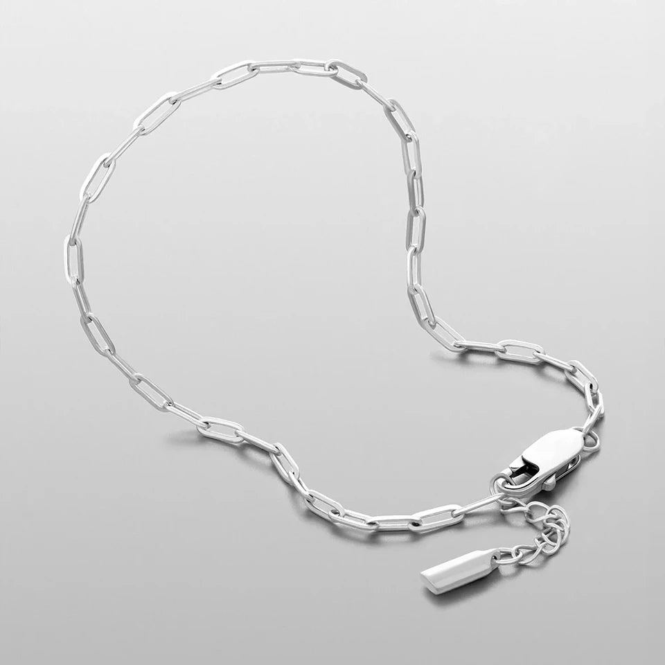 Chaîne Bracelet - Or Blanc