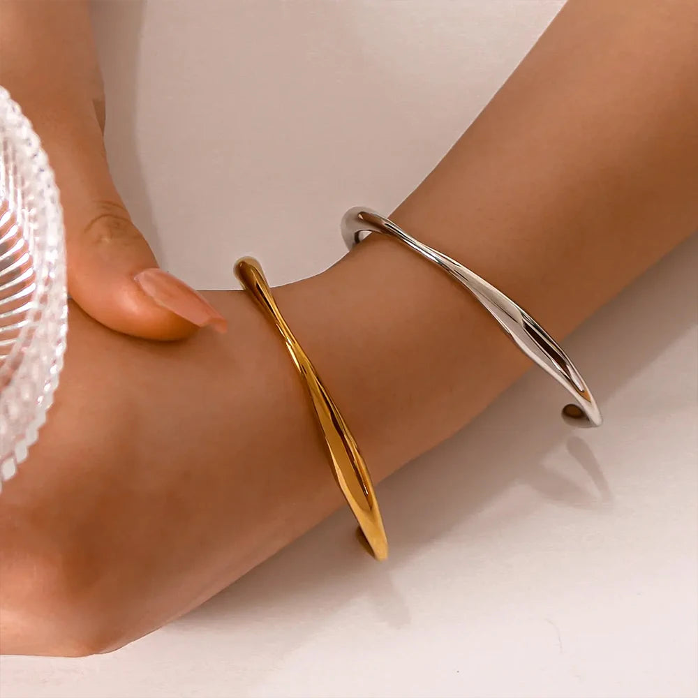 I Bangle - Or Blanc
