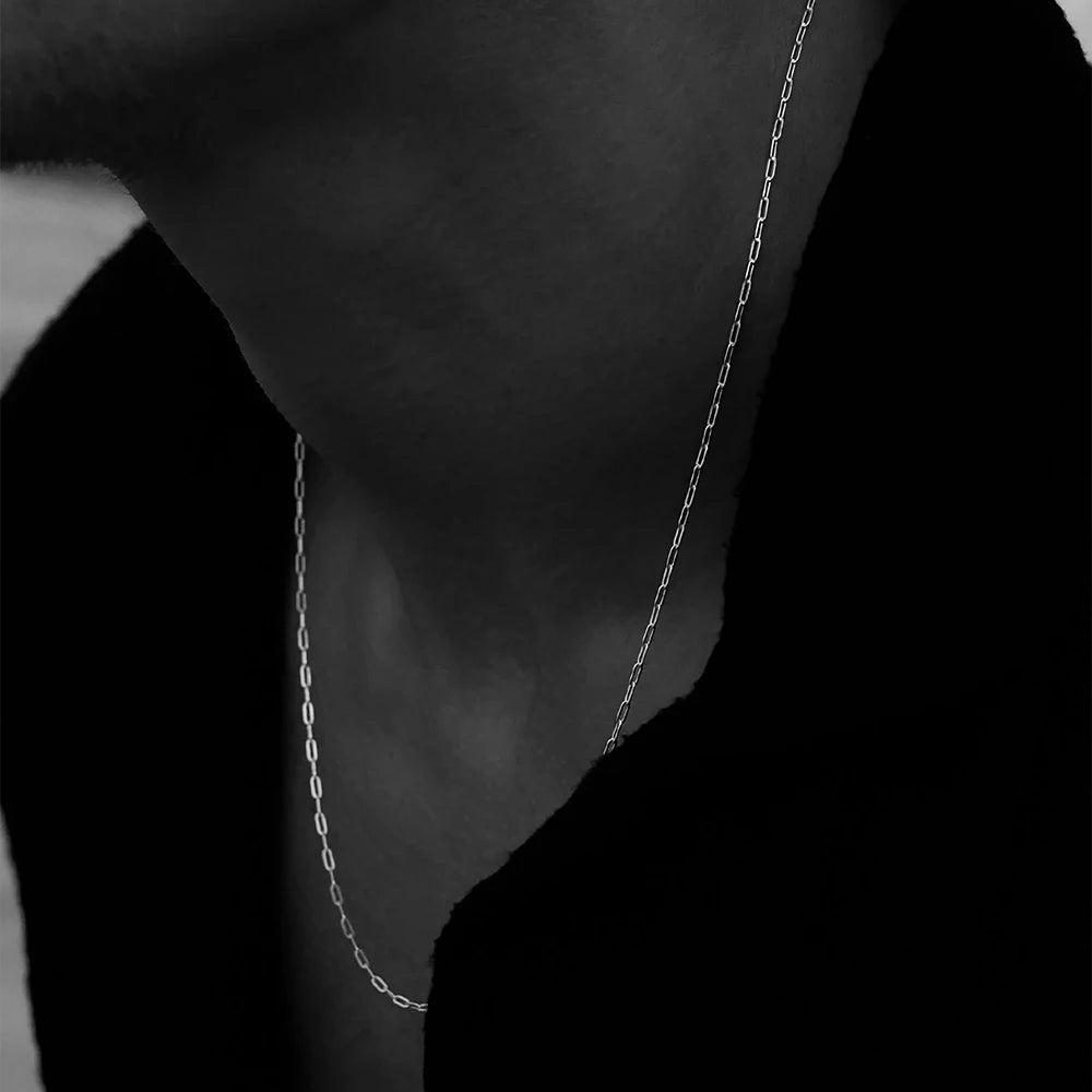 Chaîne Necklace - Or Blanc