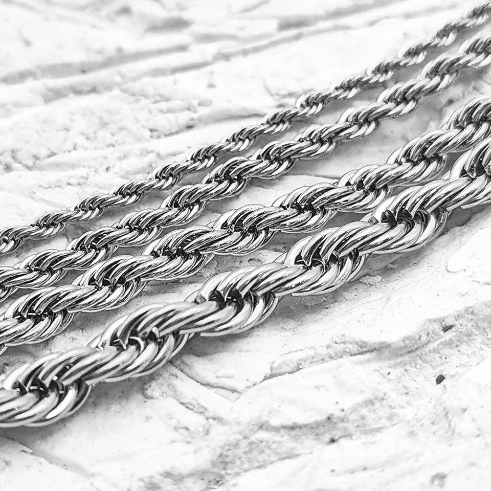Corde Bracelet - Or Blanc