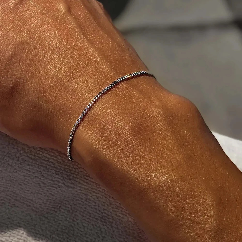 Classique Bracelet - Or Blanc