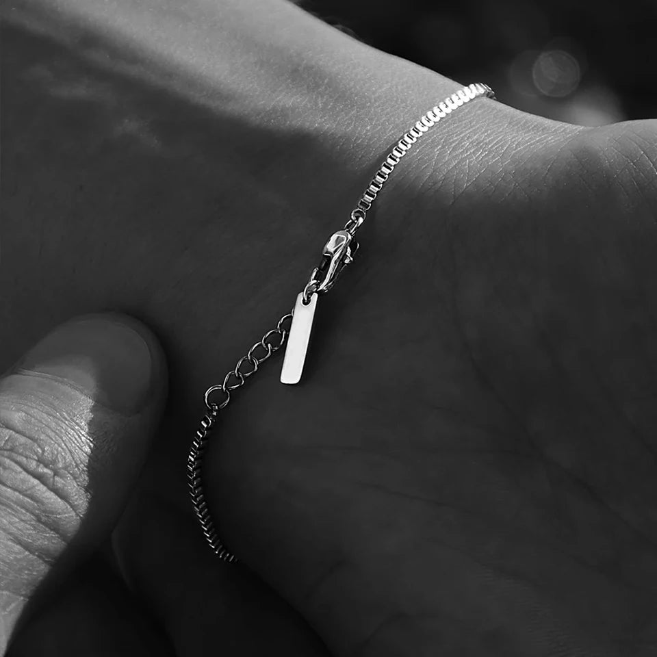 Carré Bracelet - Or Blanc