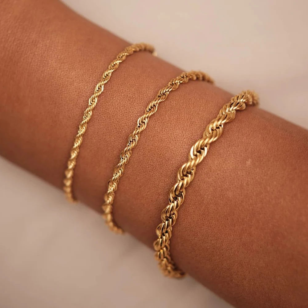 Corde Bracelet - Or