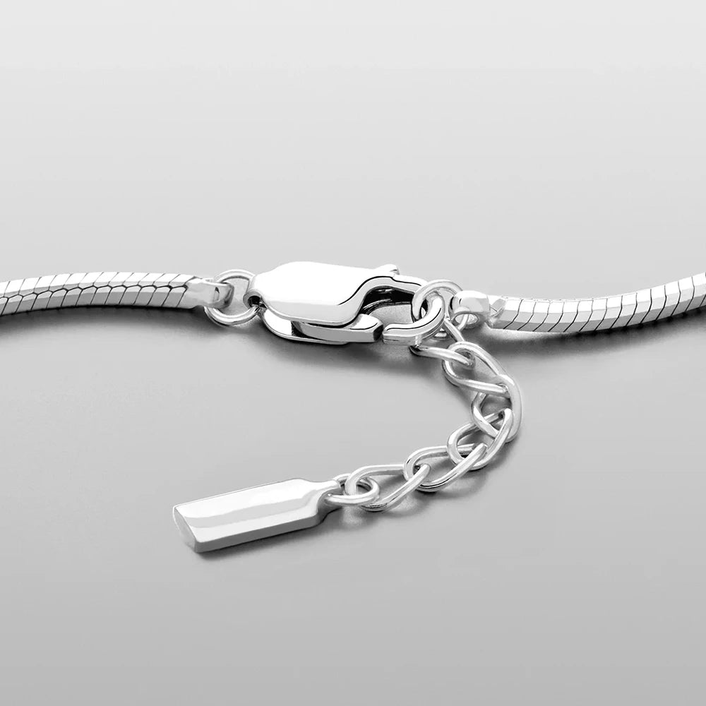 Serpent Bracelet - Or Blanc