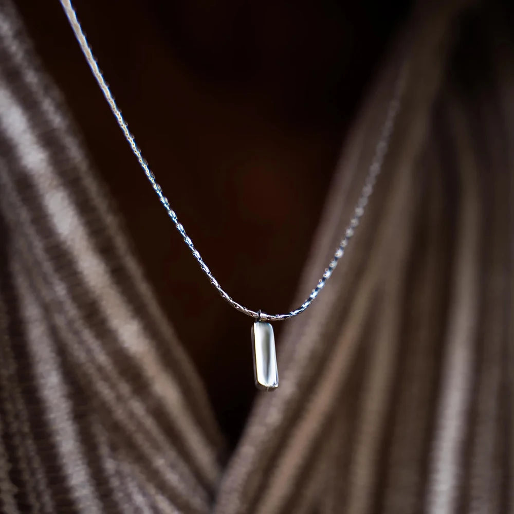 Royale Pendant Necklace - Or Blanc