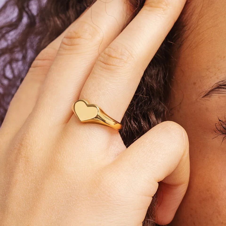 Heart Ring - Or